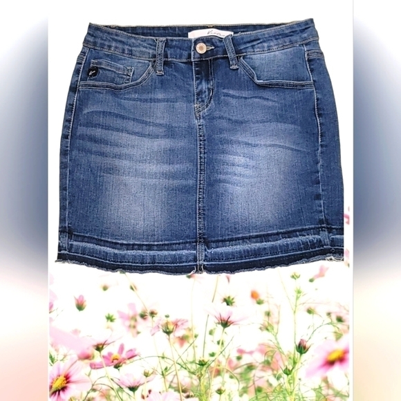 KANCAN Mini Jean Skirt - Picture 1 of 9